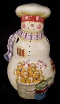 Susan Winget Snowman Chef Utensil Holder CIC